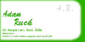 adam ruck business card